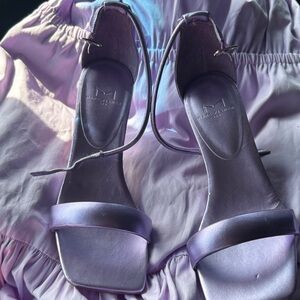Marc Fisher Purple Strappy Heels